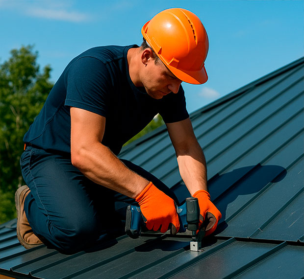 Ремонт металлической кровли в Долгопрудном