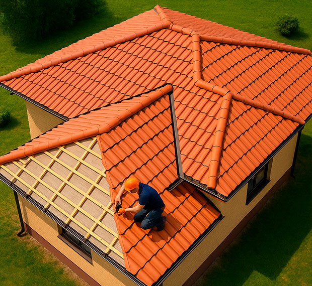 Установка сложной кровли в Долгопрудном